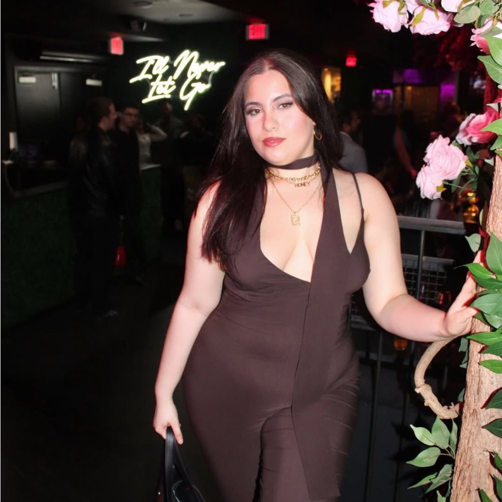Fashion Nova Brown Jumpsuit